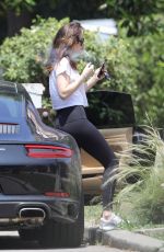 DAKOTA JOHNSON in Tights Out in West Hollywood 05/12/2017