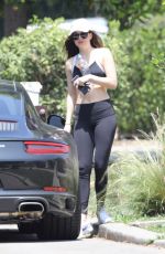 DAKOTA JOHNSON in Tights Out in West Hollywood 05/12/2017