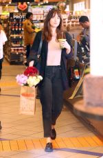 DAKOTA JOHNSON Leave Erewhon Grocery Store in Los Angeles 05/14/2017