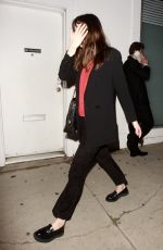DAKOTA JOHNSON Leaves a Restaurant in Los Angeles 05/12/2017