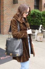 DAKOTA JOHNSON Leaves Her Hotel in New York 05/01/2017