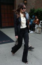 DAKOTA JOHNSON Leaves Her Hotel in New York 05/03/2017