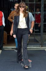 DAKOTA JOHNSON Leaves Her Hotel in New York 05/03/2017