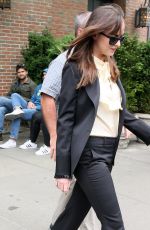 DAKOTA JOHNSON Leaves Her Hotel in New York 05/03/2017