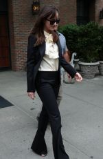 DAKOTA JOHNSON Leaves Her Hotel in New York 05/03/2017
