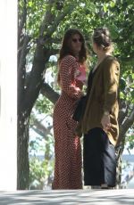 DAKOTA JOHNSON Meeting with Leonardo Dicaprio in Malibu 05/13/2017
