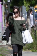 DAKOTA JOHNSON Out and About in Los Angeles 05/25/2017