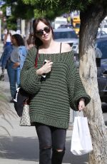 DAKOTA JOHNSON Out and About in Los Angeles 05/25/2017