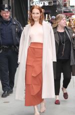 DARBY STANCHFIELD Leaves Good Morning America in New York 05/09/2017