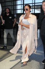 DEMI LOVATO at LAX Airport in Los Angeles 05/16/2017