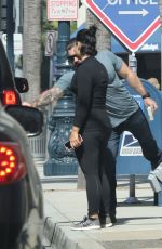 DEMI LOVATO leaves a Gym in Los Angeles 05/04/2017