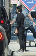 DEMI LOVATO leaves a Gym in Los Angeles 05/04/2017