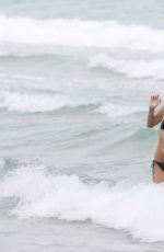 DEVON WINDSOR in Bikini on the Beach in Miami 05/25/2017