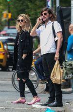 DIANNA AGRON and Winston Marshall Out in New York 05/26/2017