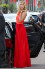 DOUTZEN KROES Leaves Her Hotel in Cannes 05/25/2017