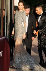 DOUTZEN KROES Leaves Hotel Martinez in Cannes 05/24/2017