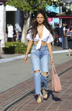 EIZA GONZALEZ in Ripped Jeans Out Shopping in Hollywood 05/17/2017