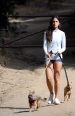 EIZA GONZALEZ Walks Her Dogs Out in Los Angeles 05/15/2017