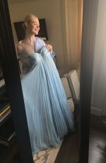 ELEE FANNING - MET Gala Diary 05/01/2017
