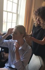 ELEE FANNING - MET Gala Diary 05/01/2017