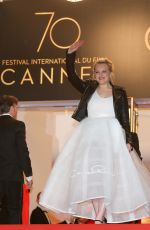 ELISABETH MOSS at The Square Premiere at 70th Annual Cannes Film Festival 05/20/2017