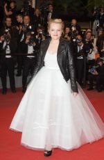 ELISABETH MOSS at The Square Premiere at 70th Annual Cannes Film Festival 05/20/2017