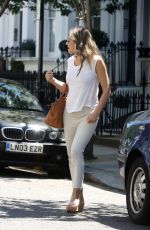 ELIZABETH HURLEY Leaves Her House in London 05/30/2017
