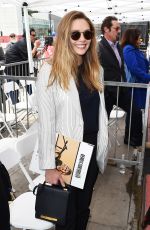 ELIZABETH OLSEN at Ken Corday Walk of Fame Ceremony in Hollywood 05/15/2017