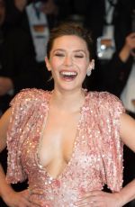 ELIZABETH OLSEN at Wind River Premiere at 70th Annual Cannes Film Festival 05/20/2017