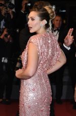 ELIZABETH OLSEN at Wind River Premiere at 70th Annual Cannes Film Festival 05/20/2017