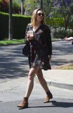 ELIZABETH OLSEN Out and About in West Hollywood 05/16/2017