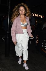 ELLA EYRE Night out in London 05/10/2017