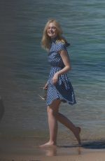 ELLA FANNING Out at Croisette at 70th Cannes Film Festival 05/17/2017