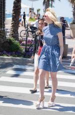 ELLA FANNING Out at Croisette at 70th Cannes Film Festival 05/17/2017