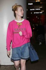 ELLE FANNING Arrives at LAX Airport in Los Angeles 05/25/2017