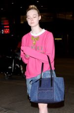 ELLE FANNING Arrives at LAX Airport in Los Angeles 05/25/2017