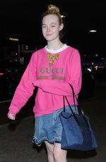 ELLE FANNING Arrives at LAX Airport in Los Angeles 05/25/2017