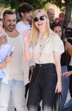 ELLE FANNING Arrives at Martinez Hotel in Cannes 05/16/2017