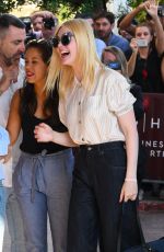 ELLE FANNING Arrives at Martinez Hotel in Cannes 05/16/2017