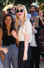 ELLE FANNING Arrives at Martinez Hotel in Cannes 05/16/2017