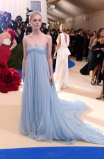 ELLE FANNING at 2017 MET Gala in New York 05/01/2017