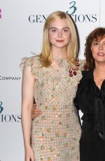 ELLE FANNING at 3 Generations Screening in New York 04/30/2017