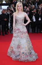 ELLE FANNING at Anniversary Soiree at 70th Annual Cannes Film Festival 05/23/2017