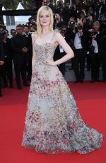 ELLE FANNING at Anniversary Soiree at 70th Annual Cannes Film Festival 05/23/2017