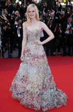 ELLE FANNING at Anniversary Soiree at 70th Annual Cannes Film Festival 05/23/2017