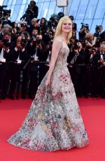 ELLE FANNING at Anniversary Soiree at 70th Annual Cannes Film Festival 05/23/2017