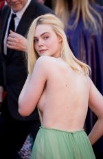 ELLE FANNING at How to Talk to Girls at Parties Premiere at 70th Annual Cannes Film Festival 05/21/2017