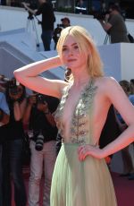 ELLE FANNING at How to Talk to Girls at Parties Premiere at 70th Annual Cannes Film Festival 05/21/2017