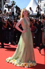 ELLE FANNING at How to Talk to Girls at Parties Premiere at 70th Annual Cannes Film Festival 05/21/2017