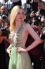 ELLE FANNING at How to Talk to Girls at Parties Premiere at 70th Annual Cannes Film Festival 05/21/2017